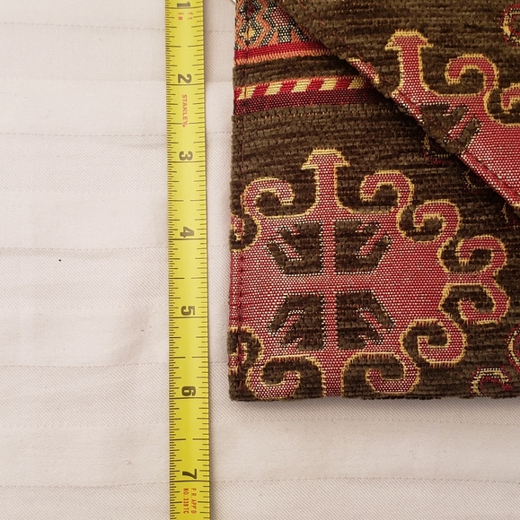 NWT**Boutique Tapestry Clutch Crossbody Purse - Picture 7 of 11